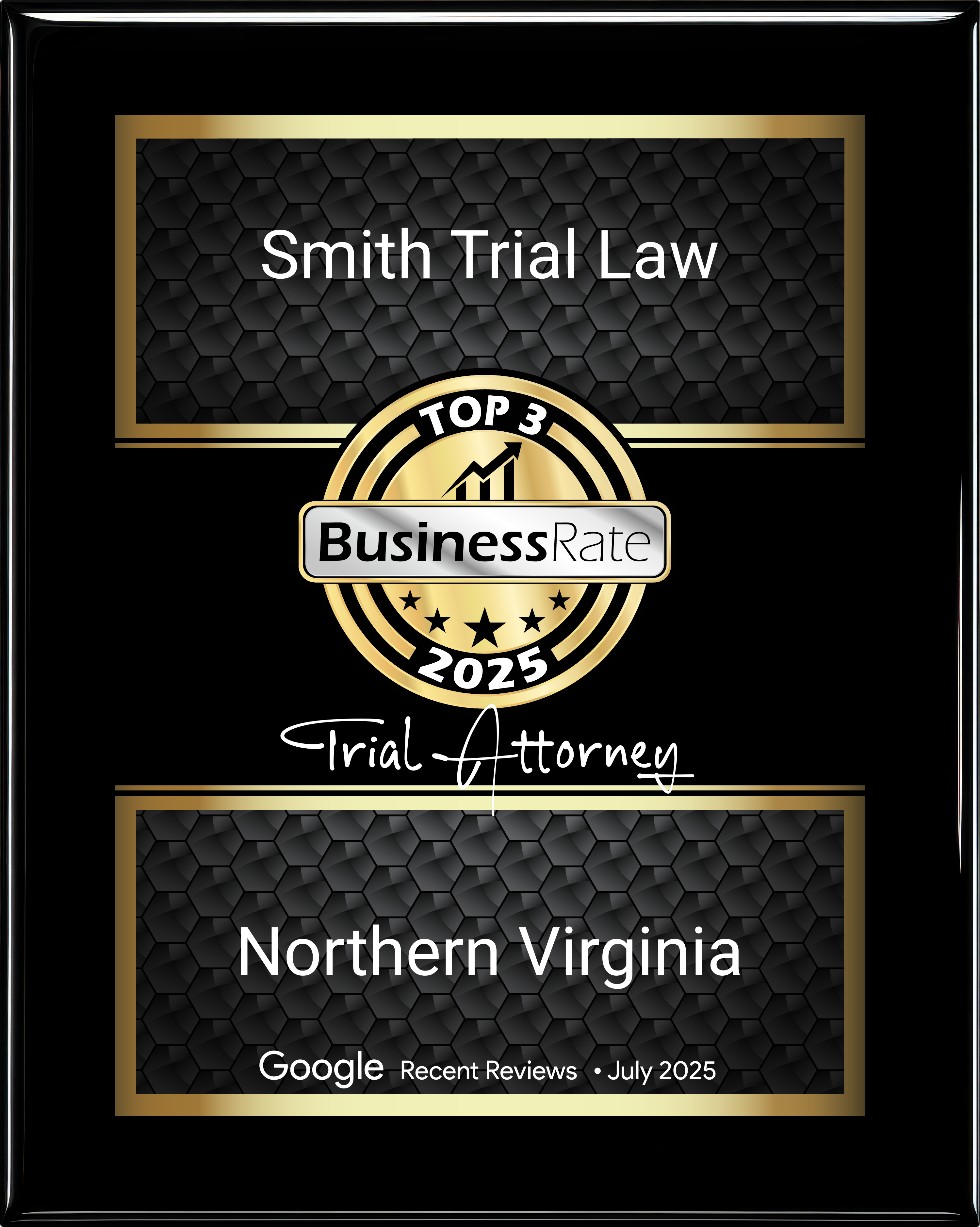 Top 3 Trial Attorney, Northern Virginia, 2025